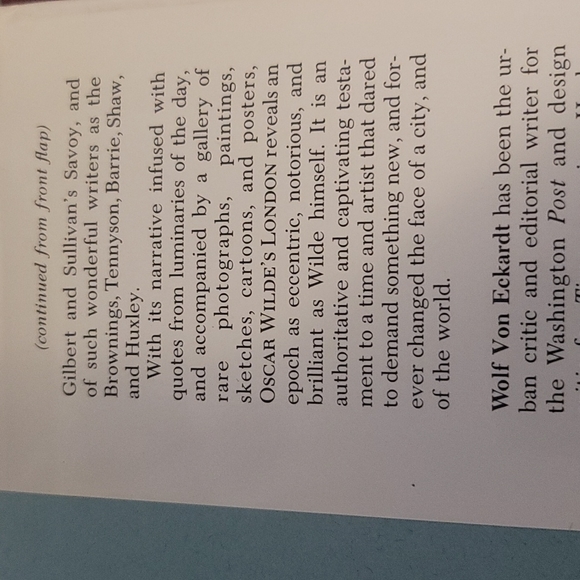 RARE FIRST EDITION Oscar Wilde's London Hardcover Book - Picture 6 of 12